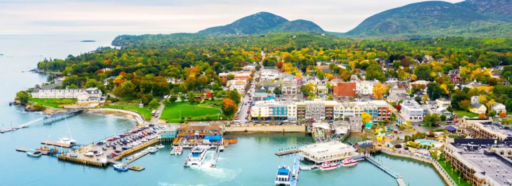 A beautiful cruise port on the east coast that's visited on the New England cruises
