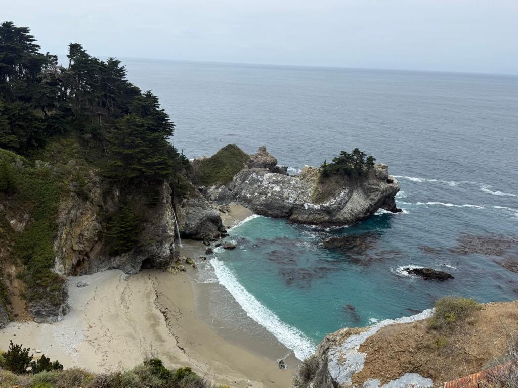 McWay Falls on the California Pacific Coast Highway road trip