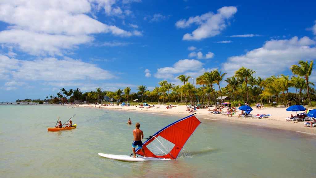 A picture of people on the water in the Florida Keys, which is one of my top March vacation ideas