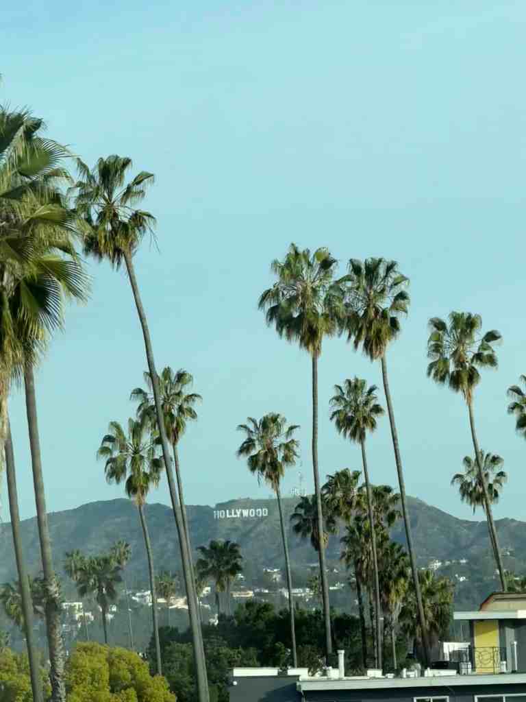 A view of the iconic Hollywood sign, which is a must see on every Los Angeles itinerary