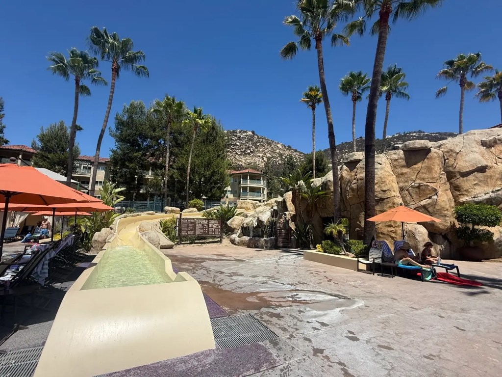 A waterslide at the Welk Resort in Escondido