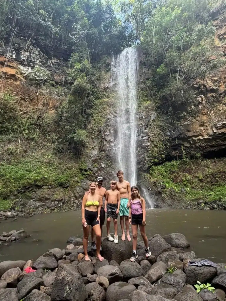 The Secret Falls are one of the best waterfalls on Kauai, Hawaii
