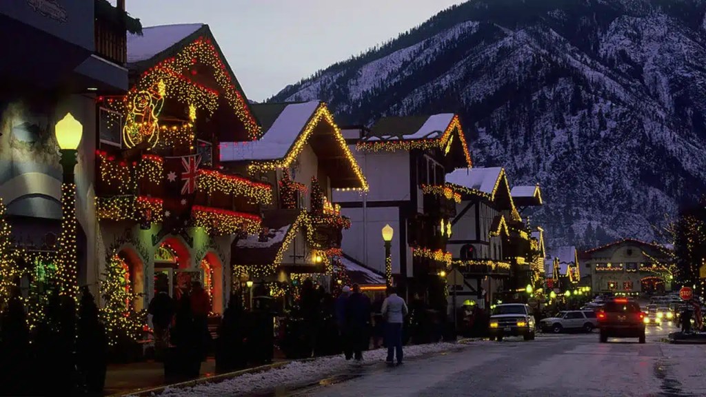 Leavenworth is one of the best cities for Christmas holiday vacations